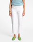 Lucy Cotton Stretch in White