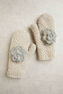 Kids Chantilly Ecru Mittens