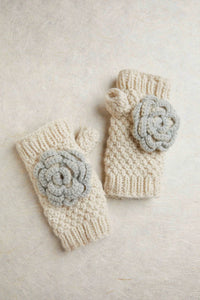 Chantilly Ecru Handwarmers