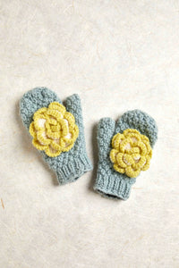 Kids Chantilly Sage Mittens