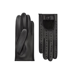 Adeline Leather Driving Glove - Black
