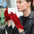 Imogene Merino Gloves - Red