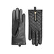 Marie Cashmere Lined Leather Glove - Black