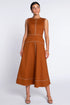 Claire Dress - Chocolate Studs