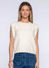 Heather Convertible Sweater - Ivory