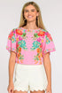 Paloma Top - Tulip Tapestry