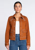 Roxy Jacket - Chocolate Studs