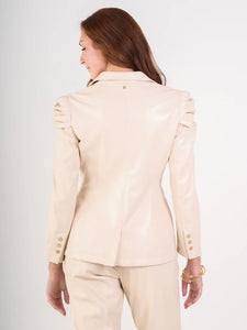 Bradshaw Vegan Leather Blazer