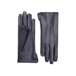 Emilie Leather Glove - Navy