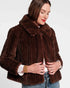 Babe Jacket Faux Mink Faux Fur Brown/Multi