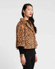 Blaine Jacket Cheetah Faux Fur Brown/Multi