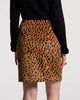 Blaine Skirt Cheetah Faux Fur Brown/Multi