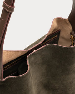 Brynn Hobo Bag - Olive