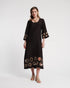 Faye Cut Out Maxi Dress - Black