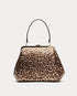 Katherine Frame Handbag - Leopard Print