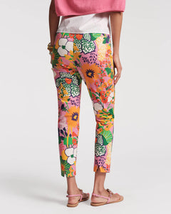 Lucy Pant Cotton Stretch Botanical Bash