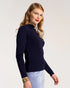 Marie Long Sleeve Cotton Sweater