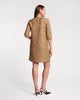 Mod Dress Sequin Wool Sequin Gold