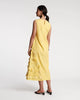Oragami Flower Dress - Yellow