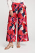 Palazzo Pant Kaleidoscope Poly Taffeta Pink/Purple/Multi