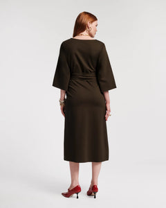 Whitney Wrap Dress - Olive