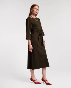 Whitney Wrap Dress - Olive