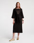 Whitney Wrap Dress - Black