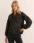 Arianna Long Sleeve Animal Print Shirt