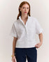 Carine Elbow Sleeve Lace Jacket - White