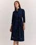 Robin 3/4-Length Eyelet Dress - Navy
