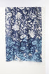 Cashmere Dotted Daises Print Scarf - Navy