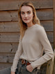 Fine Knit Cashmere Blend Sweater