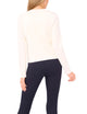 Cybill Scallop Neck Cardigan - Vanilla Ice
