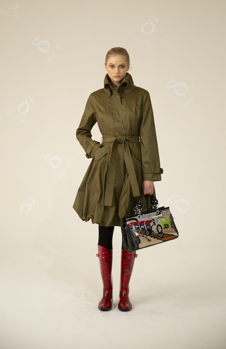 Classic Bubble Coat Dress SMALL / Black Butterfly Classic Bubble Coat Dress SMALL / Black Butterfly